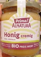 Mängden socker i Honig cremig