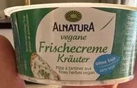 Mängden socker i Alnatura vegane Frischcreme Kräuter ohne soja