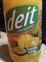 Mängden socker i Tropische Früchte