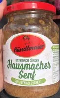 Mängden socker i Händlmaier's Bayerisch-süßer Hausmachersenf 335ml