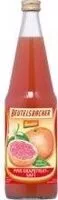 Mängden socker i Beutelsbacher Pink Grapefruitsaft, 0,7 LTR Flasche