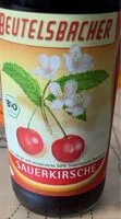 Mängden socker i Sauerkirsche