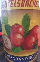 Mängden socker i Zumo de arándano rojo ecológico