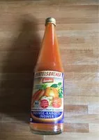 Mängden socker i Orange-Karotten-Ingwer saft