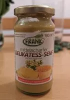 Mängden socker i mittelscharfer DELIKATESS-SENF