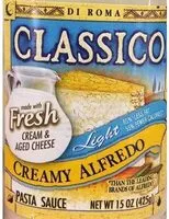 Mängden socker i Creamy Alfredo Sauce, Light