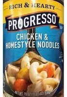 Mängden socker i Soup, Chicken & Homestyle Noodles