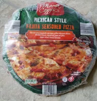 Mängden socker i Mexican Style Fajita Seasoned Pizza