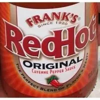 Mängden socker i Red Hot Cayenne Pepper Sauce, Original