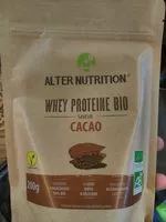 Mängden socker i Whey protéine bio cacao