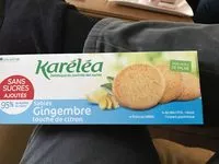Mängden socker i Sables Gingembre touche de citron