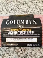 Mängden socker i Hickory Uncured Turkey Bacon