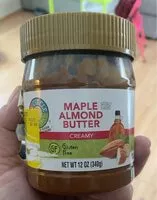 Mängden socker i Creamy Maple Almond Butter