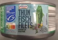 Mängden socker i Thunfischfilets in Olivenöl