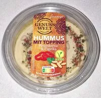 Mängden socker i Hummus mit Topping - Pinienkerne & Paprika