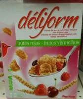 Mängden socker i Déliform frutas rojas