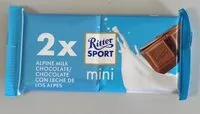 Mängden socker i CHOCOLAT MINI RITTER SPORT
