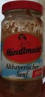 Mängden socker i Altbayrischer Senf