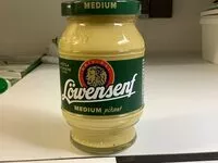 Mängden socker i Löwensenf, Medium pikant
