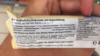 Mängden socker i Gefüllte Vollmilchschokolade, Mit Kokosf&uuml...