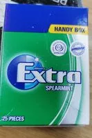 Mängden socker i Extra spearmint