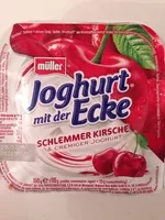 Mängden socker i Joghurt mit der Ecke Kirsche