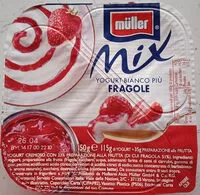 Mängden socker i Mix Yogurt Bianco Più Fragole