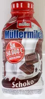 Mängden socker i Müllermilch Schoko