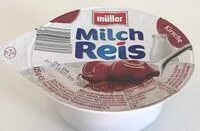 Mängden socker i Milchreis Kirsche