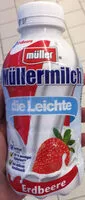 Mängden socker i Müllermilch Die Leichte, Erdbeere