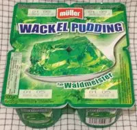 Mängden socker i Wackel Pudding, Waldmeister