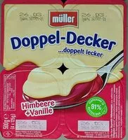 Mängden socker i Doppel-Decker - Himbeere + Vanille