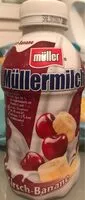 Mängden socker i Müllermilch Kirsch Banane