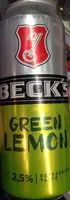Mängden socker i BECK'S Green Lemon