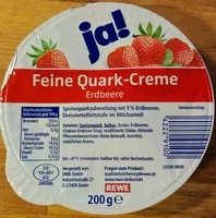 Mängden socker i Feine Quark-Creme Erdbeere