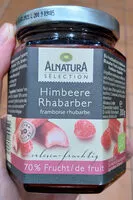 Mängden socker i Fruit à tartiner bio Framboise rhubarbe