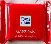 Mängden socker i Ritter Sport Marzipan