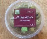 Mängden socker i Grüne Oliven mit Kräutern