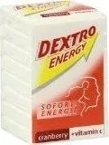 Mängden socker i Dextro Energy Cranberry Ltd. edition 46 g