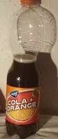 Mängden socker i Cola + Orange