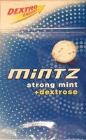 Mängden socker i Mintz, Strong mint + dextrose