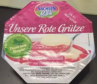 Mängden socker i Unsere Rote Grütze - Himbeergeschmack mit Vanillesoße