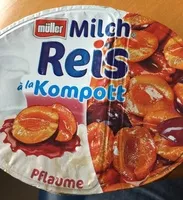 Mängden socker i Müller Milch Reis a la Kompott Pflaume