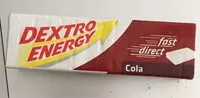 Mängden socker i Dextro energy cola