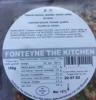 Mängden socker i Taboule libanais