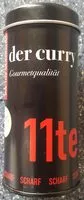 Mängden socker i 11te der curry scharf