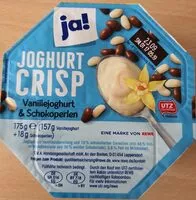 Mängden socker i Joghurts Crisp Vanillejoghurt & Schokoperlen