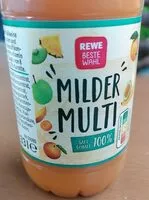 Mängden socker i Milder multi