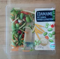 Mängden socker i Edamame mit Quinoa, Paprika & Karotten Salat