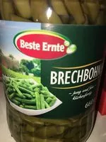 Mängden socker i Brechbohnen im Glas (Netto)